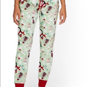 Penguin Pattern Pajama Pants